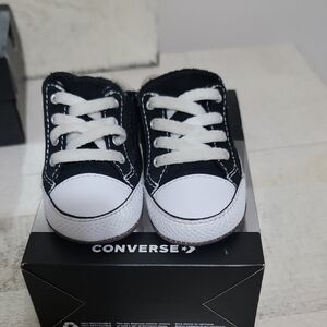Converse Kids Classic Black and White Sneakers